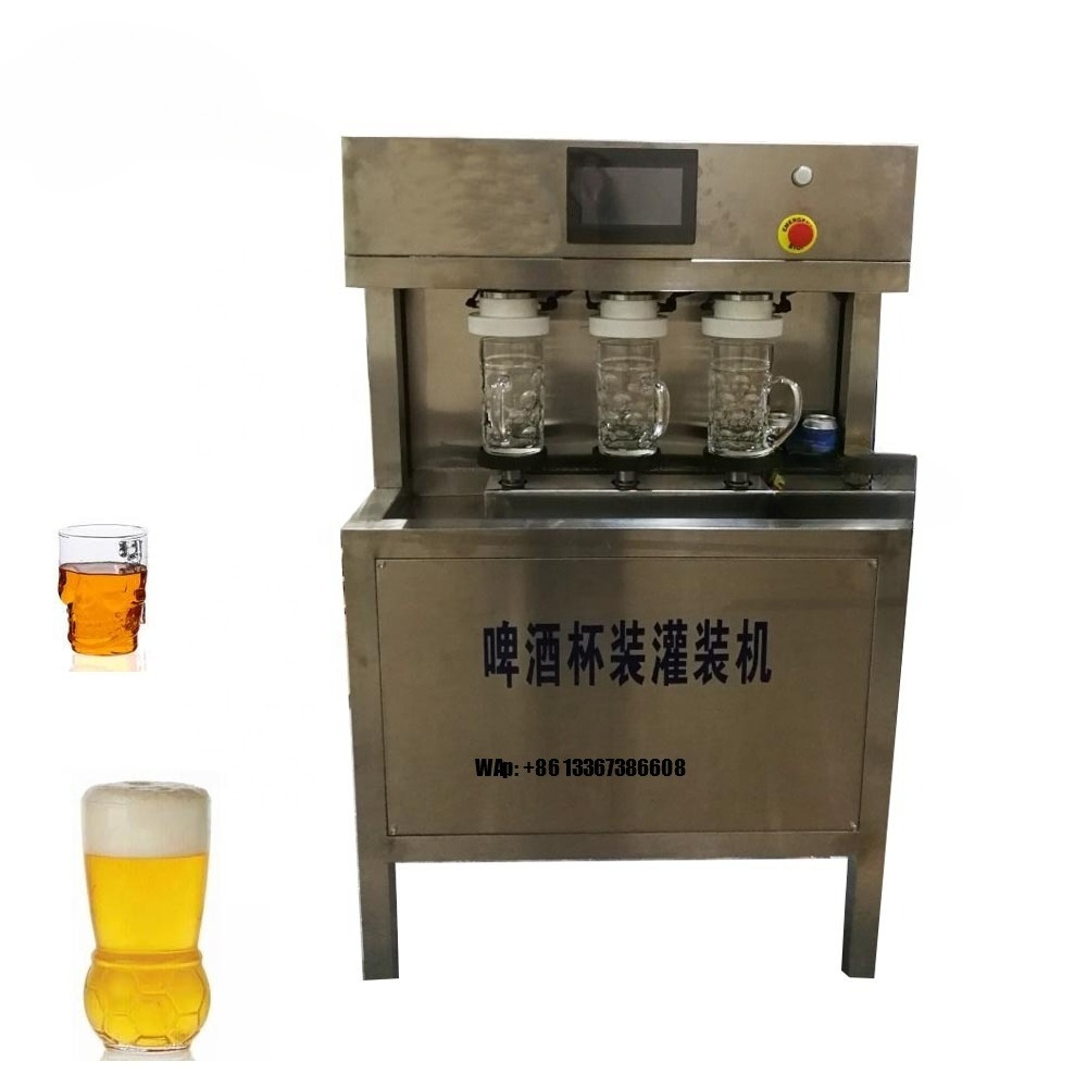 Wine Vodka Beer - Riempitrice manuale per birra per tazze,