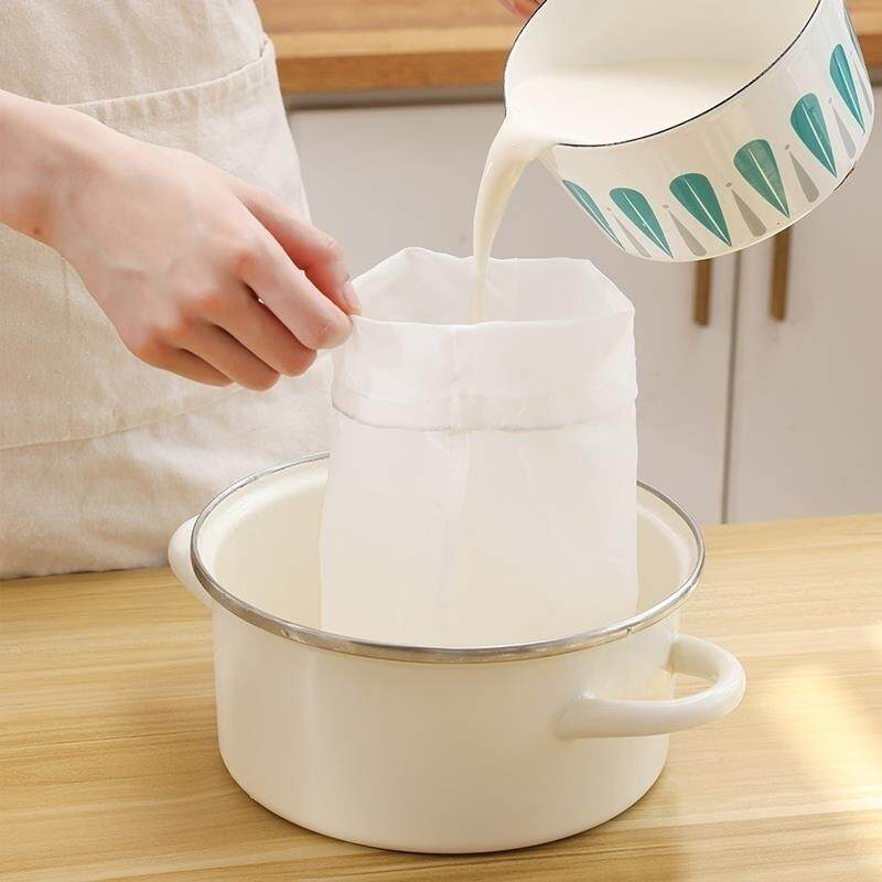 Wine Beer Food - Sacchetto Filtro Riutilizzabile in Nylon a