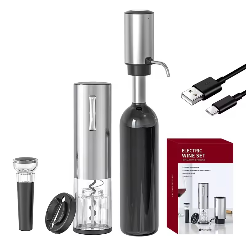 Bottle Stopper Set - 2024 Nuovo design Set apribottiglie elettrico