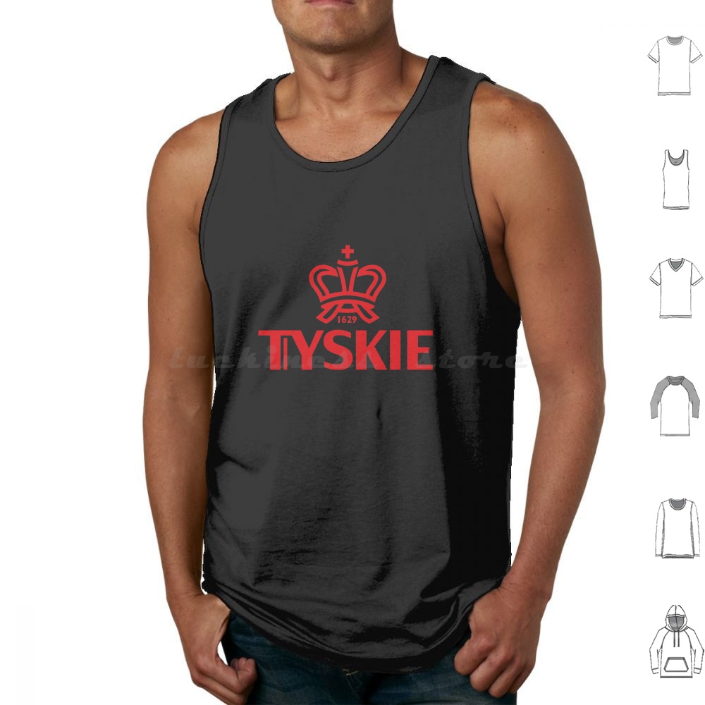 Wine Vodka Beer - Canotte Tyskie in Cotone Stampato con