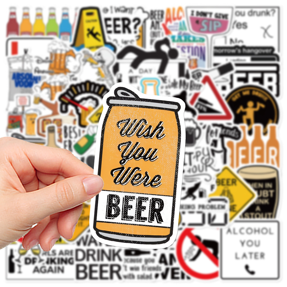 Wine Vodka Beer - 10/30/52PCS Funny alcohol Vodka Beer Wine