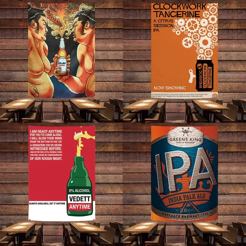 Wine Beer Pub - Birra \ vino \ cocktail poster