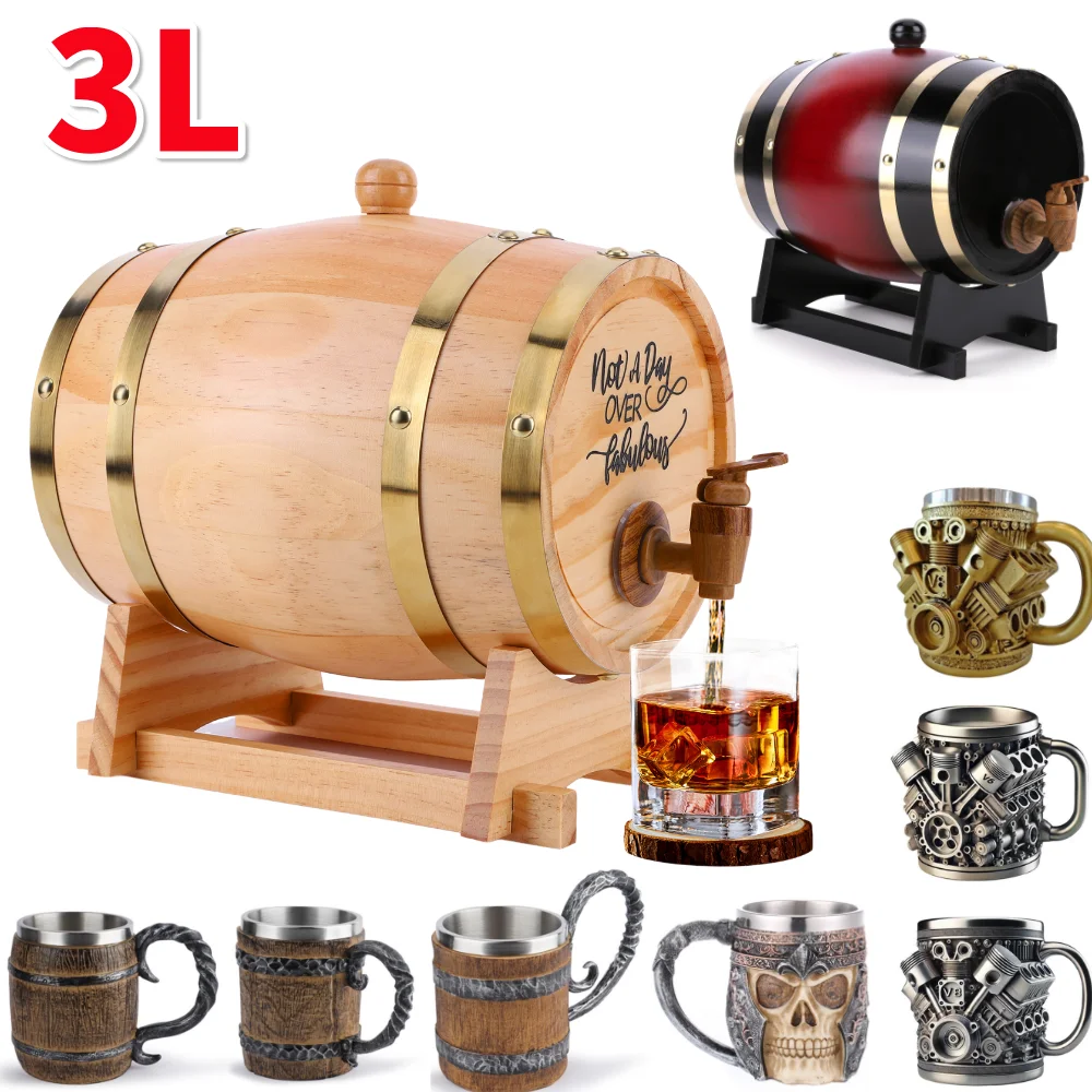 Barile di whisky in legno da 3 - Wine Beer Tequila recensione e prezzo