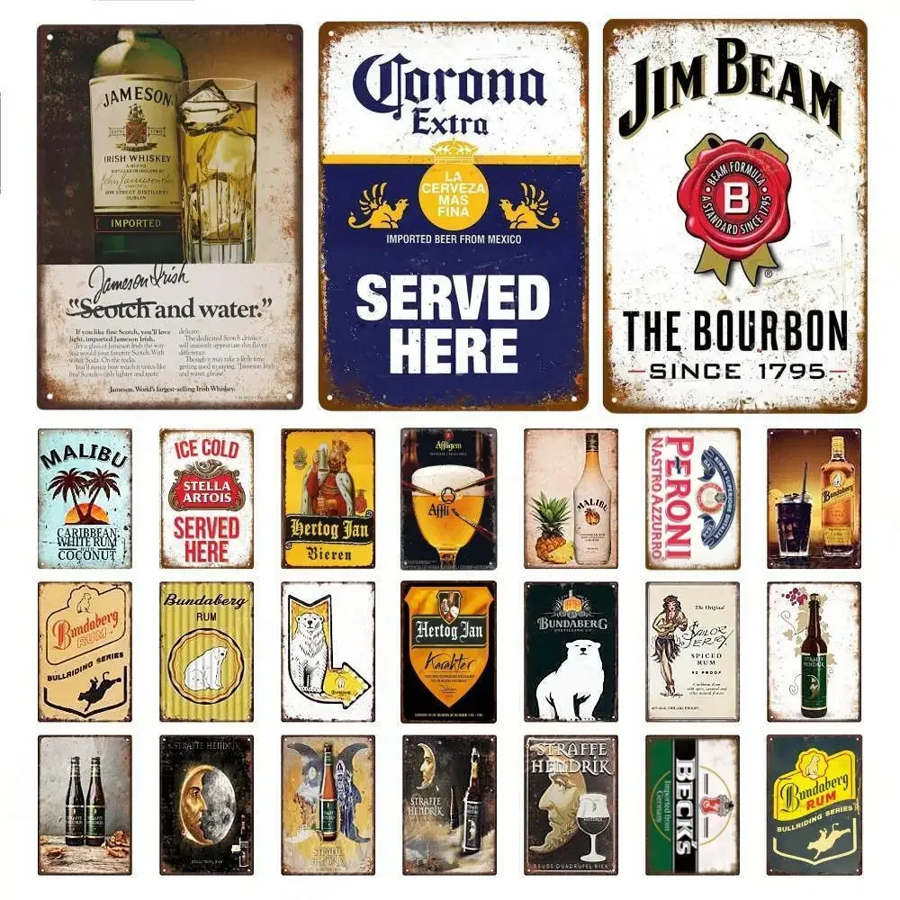 Retro Beer Brand MALIBU Wine M - Wine Beer Pub recensione e prezzo