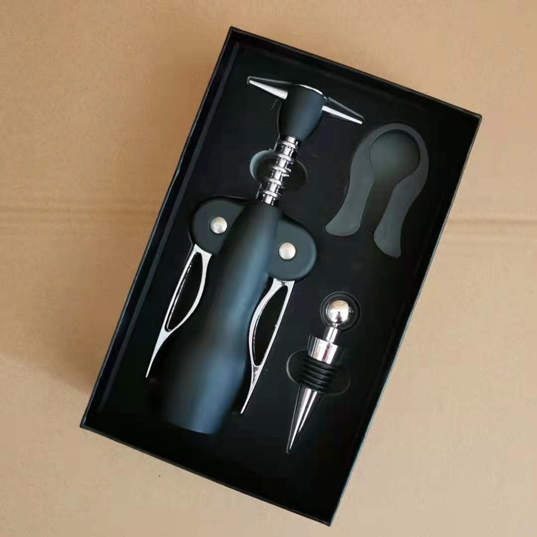 confezione regalo vino rosso b - Bottle Stopper Set recensione e prezzo