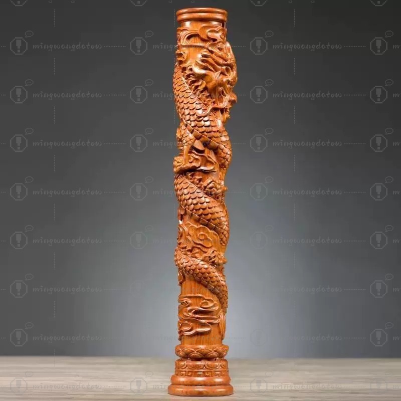 Statua a colonna di drago inta - Wine & Beer Shop Photos recensione e prezzo