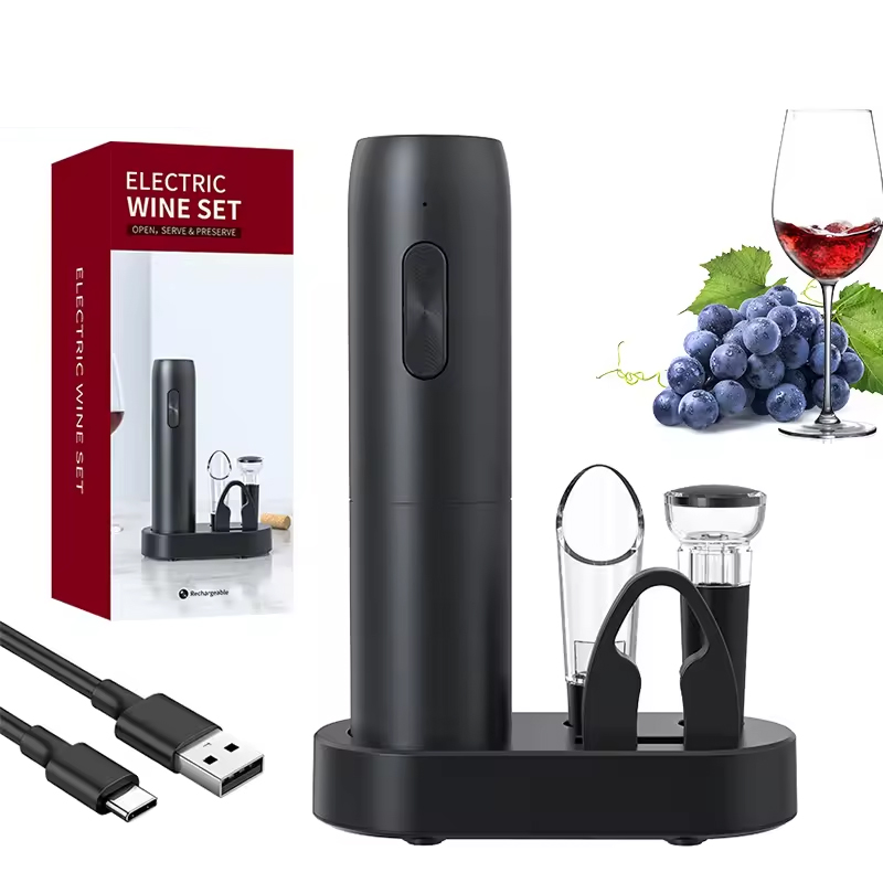 Set apribottiglie elettrico 4  - Bottle Stopper Set recensione e prezzo