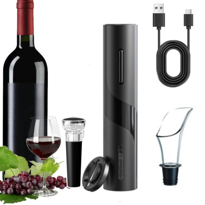 Cavatappi automatico elettrico - Bottle Stopper Set recensione e prezzo