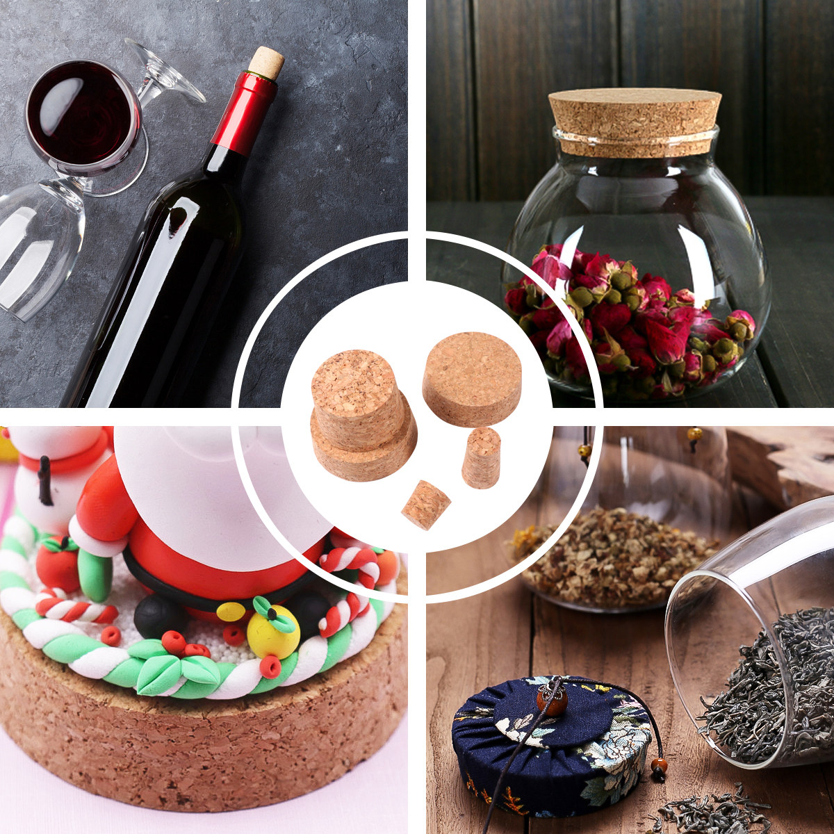 Set di 25 Tappi per Vino in Su - Wine Beer Food recensione e prezzo