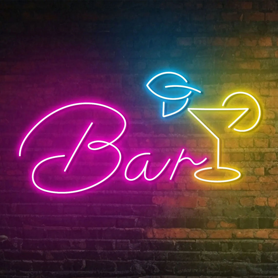 Open Bar Neon Sign Cocktail Ba - Wine Beer Pub recensione e prezzo