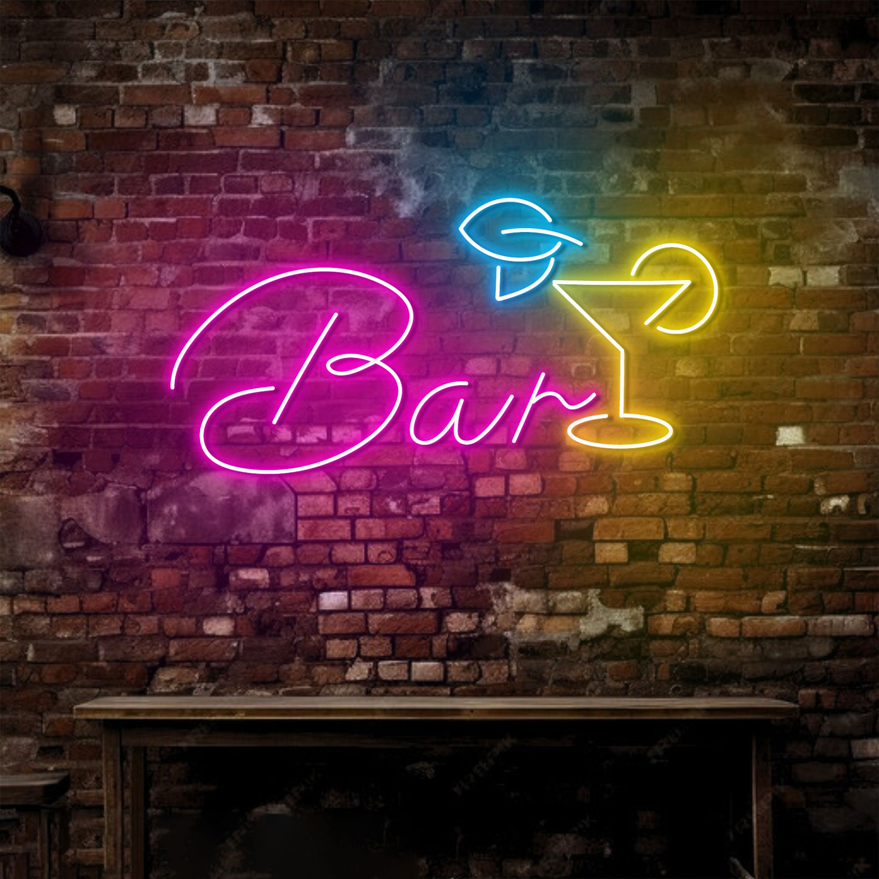 Open Bar Neon Sign Cocktail Ba - Wine Beer Pub recensione e prezzo