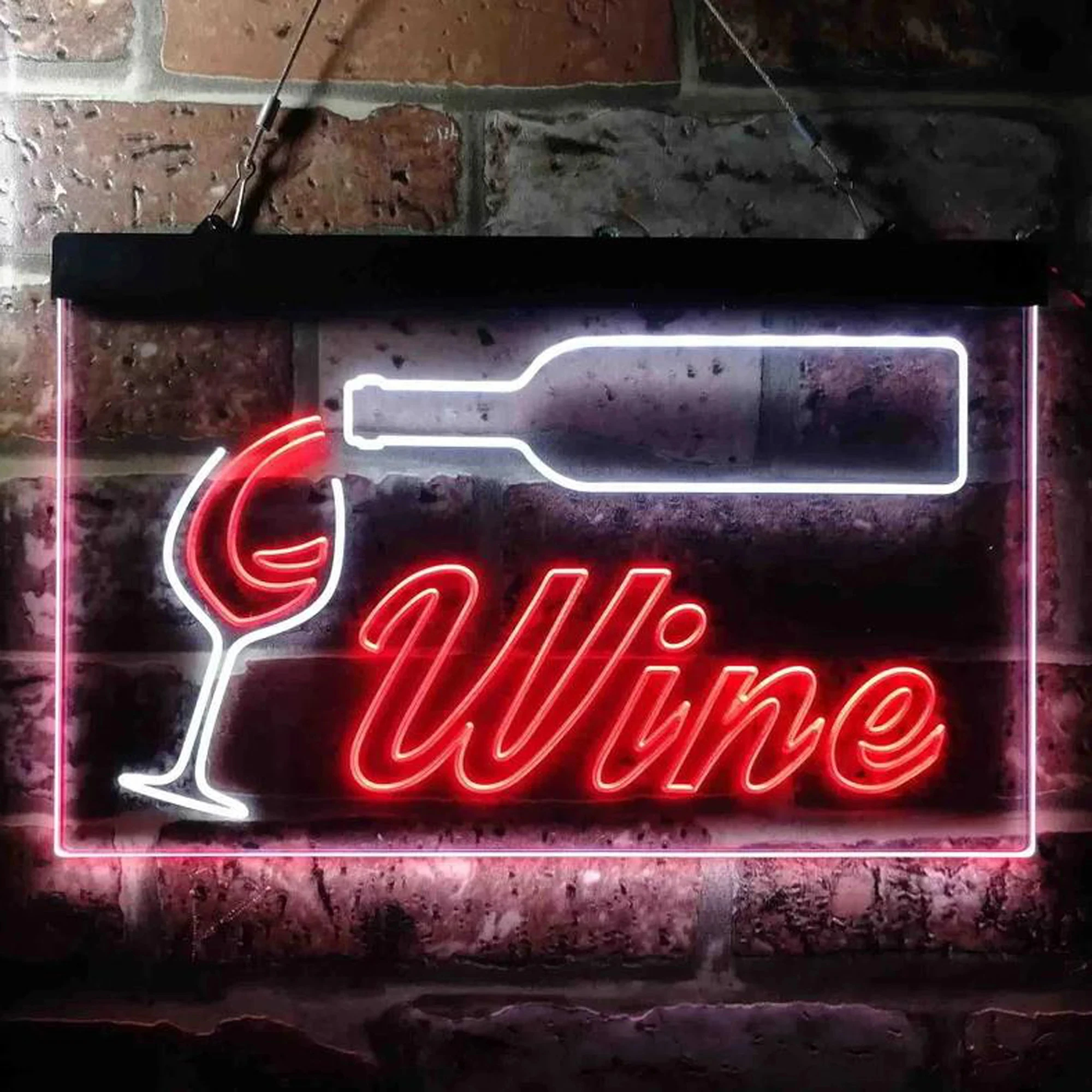 Dual Color LED Neon Wine Bar P - Wine Beer Pub recensione e prezzo