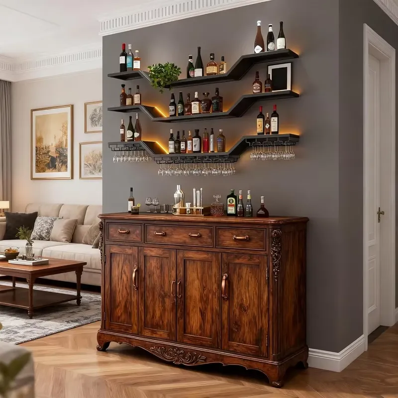 Portabottiglie da Parete a LED - Wine & Beer Shop Photos recensione e prezzo